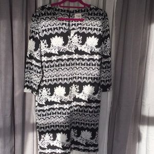 BEIGE by ECI Black &White Dress